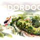 All of the backgrounds in Dordogne are hand painted watercolors and that’s amazing